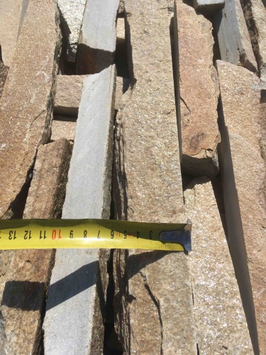 Горбушка златолит золотистый для облицовки купить в Сургуте