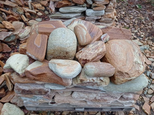 Златолит жёлтый, жёлто-зелёный глыбки и валуны для ланшафтного дизайна купить в Сургуте