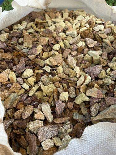 Златолит персиковый декоративная каменная крошка купить в Сургуте