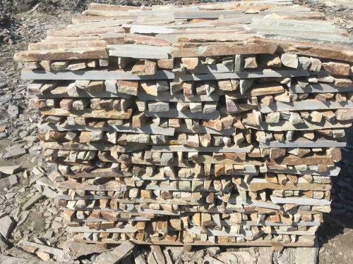 Горбушка златолит золотистый для облицовки купить в Сургуте