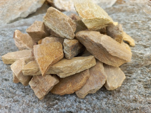 Златолит жёлтый декоративная каменная крошка купить в Сургуте